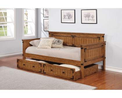 Coaster - Twin Daybed in Rustic Honey