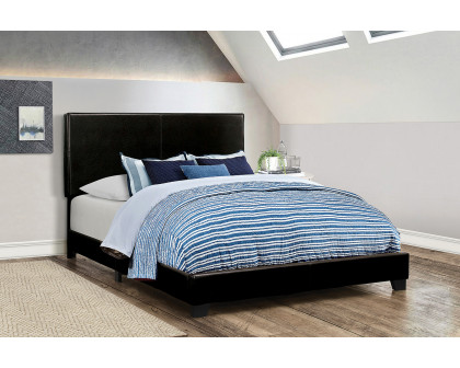 Coaster Dorian Upholstered Full Bed - Black