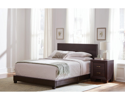 Coaster Dorian Upholstered Eastern King Bed - Brown