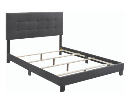 Coaster™ Mapes Tufted Upholstered Queen Bed - Charcoal