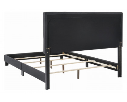 Coaster™ Mapes Tufted Upholstered Queen Bed - Charcoal