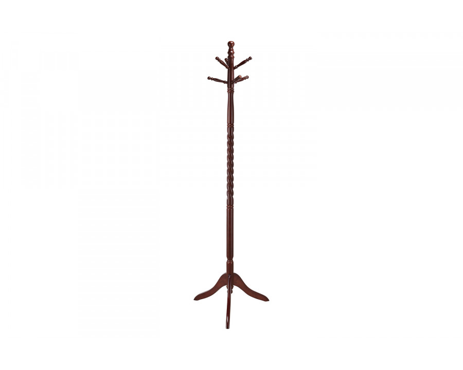 Coaster - 2-Tier Coat Rack in Merlot