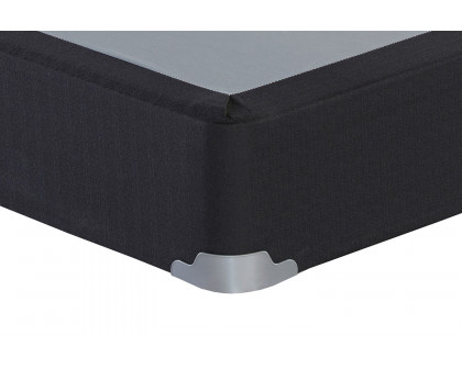 Coaster 2-Piece Upholstered Eastern King Foundation - Charcoal Gray