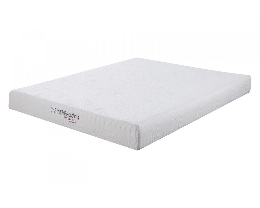 Coaster Keegan Twin Long Memory Foam Mattress - White