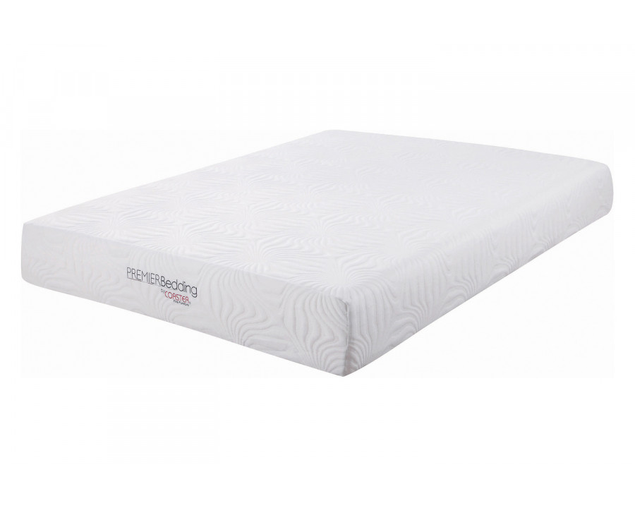 Coaster Key Eastern King Memory Foam Mattress - White