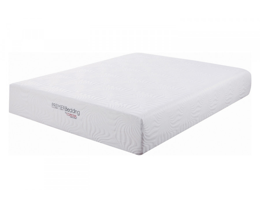 Coaster Ian California King Memory Foam Mattress - White