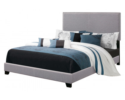 Coaster - Boyd Full Upholstered Bed with Nailhead Trim