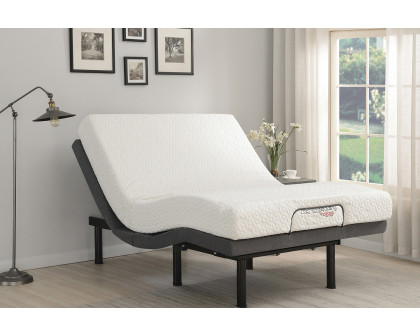 Coaster Negan California King Adjustable Bed Base - Gray/Black