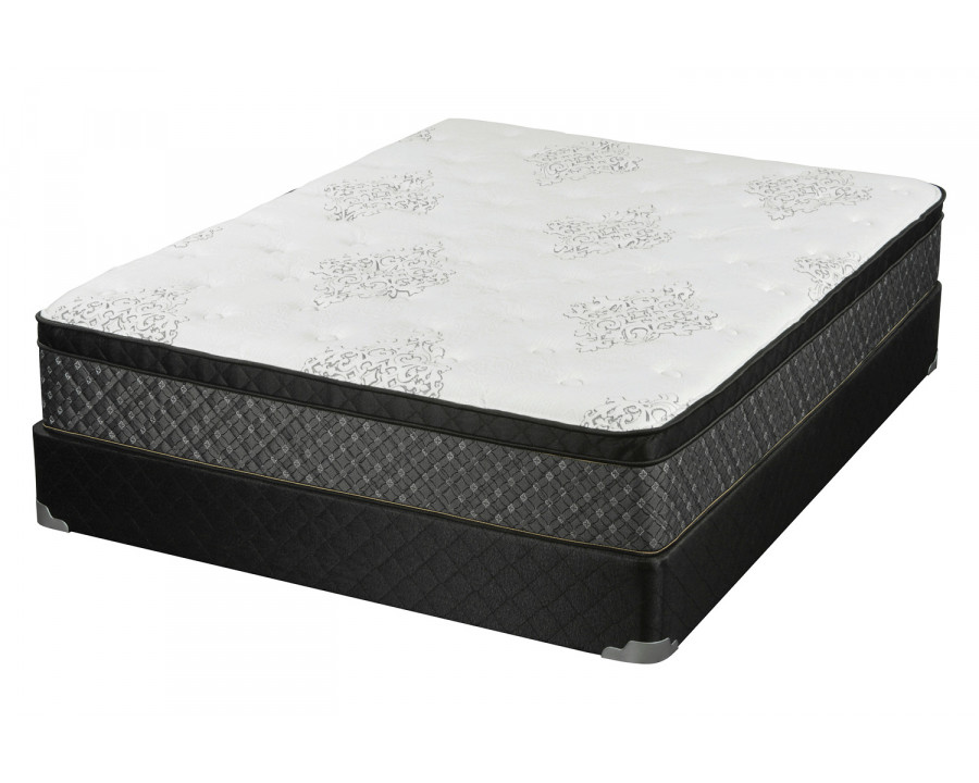 Coaster Aspen 12.5" Full Mattress - White/Black