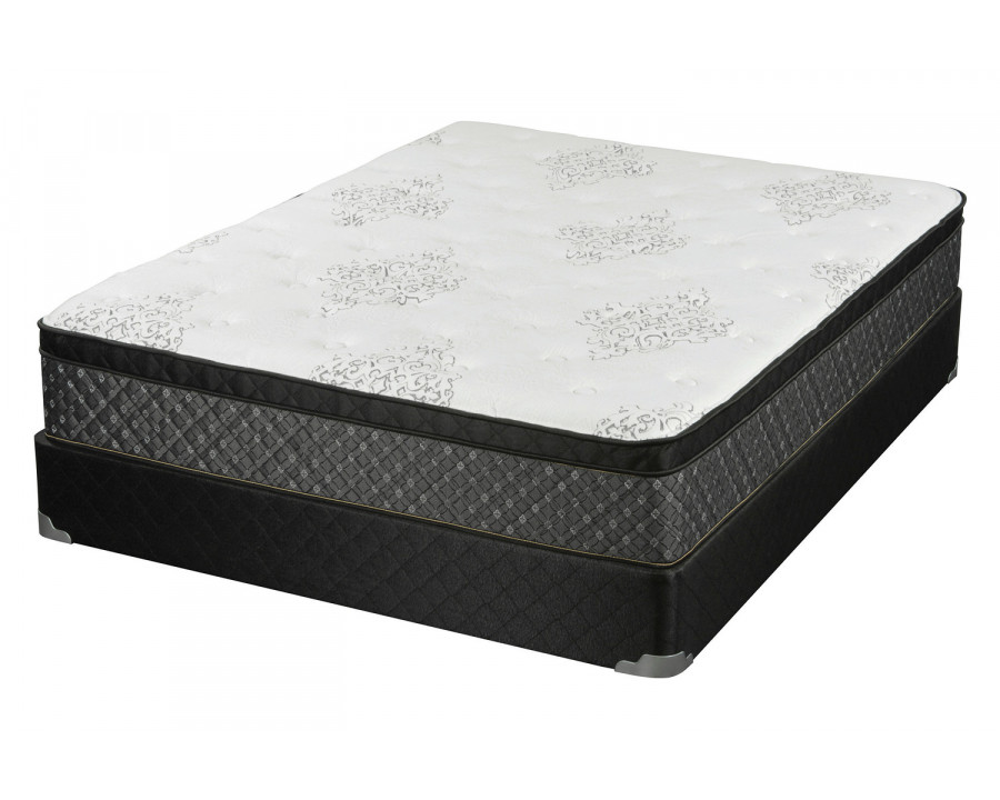 Coaster Aspen 12.5" Eastern King Mattress - White/Black