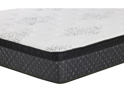 Coaster Aspen 12.5" Eastern King Mattress - White/Black