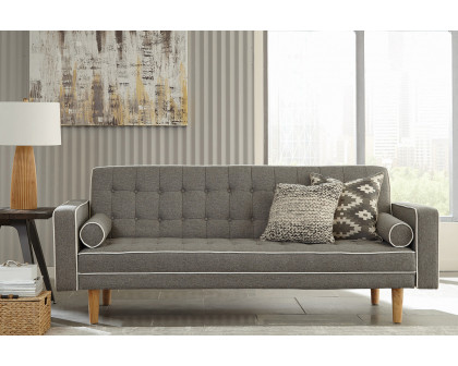 Coaster - Lassen Tufted Upholstered Sofa Bed in Gray