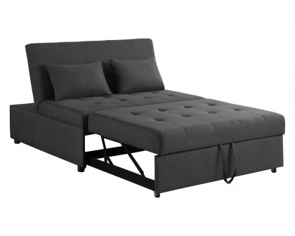 Coaster - Lance Tufted Upholstered Sleeper Sofa Bed in Gray