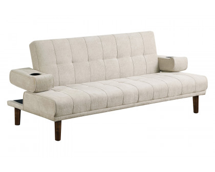 Coaster - Joan Upholstered Sofa Bed in Beige