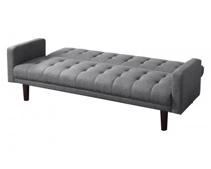 Coaster - Sommer Tufted Sofa Bed in Gray