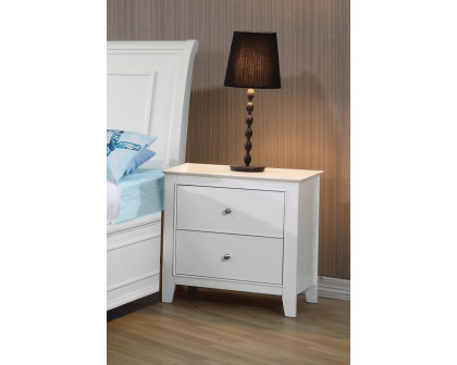 Coaster - Selena 2-Drawer Nightstand in Buttermilk