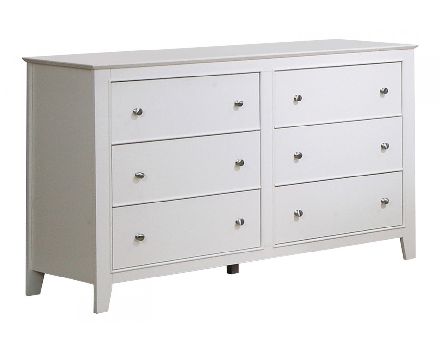 Coaster - Selena 6-Drawer Dresser in Buttermilk