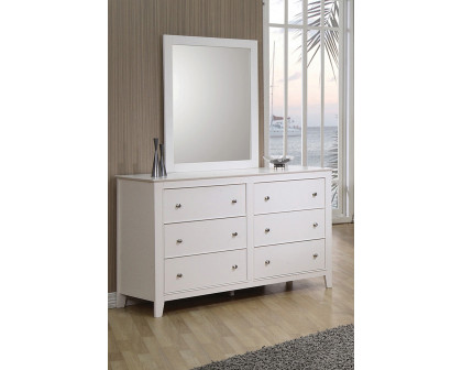 Coaster - Selena 6-Drawer Dresser in Buttermilk