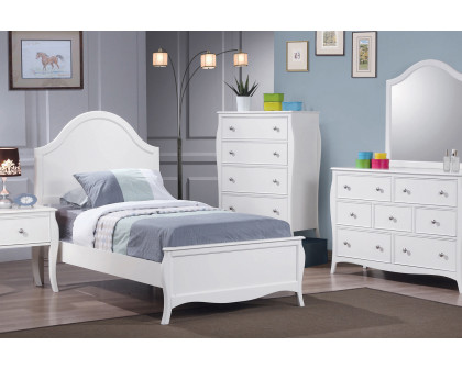 Coaster Dominique Full Panel Bed - White