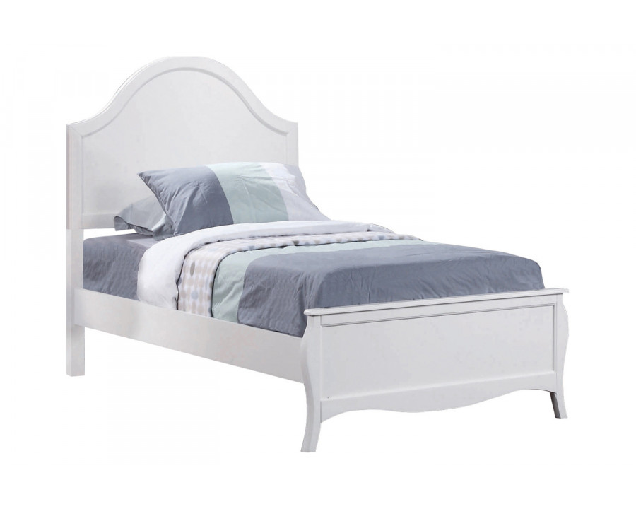 Coaster Dominique Twin Panel Bed - White