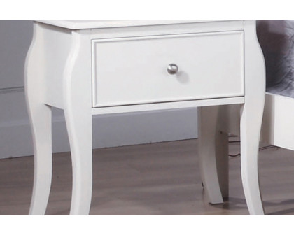 Coaster Dominique 1-Drawer Nightstand - White