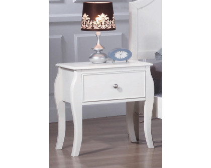 Coaster Dominique 1-Drawer Nightstand - White