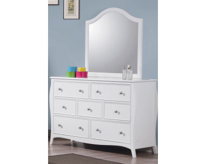 Coaster - Dominique Dresser Mirror in White