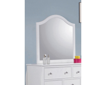 Coaster - Dominique Dresser Mirror in White