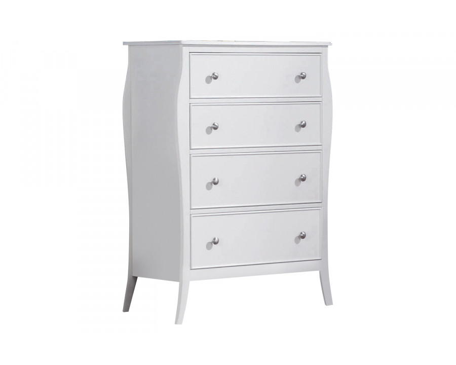 Coaster - Dominique 4-Drawer Chest in White