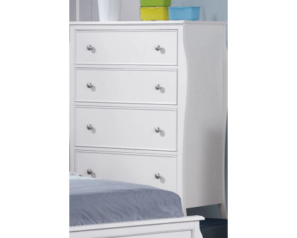 Coaster™ Dominique 4-Drawer Chest - White