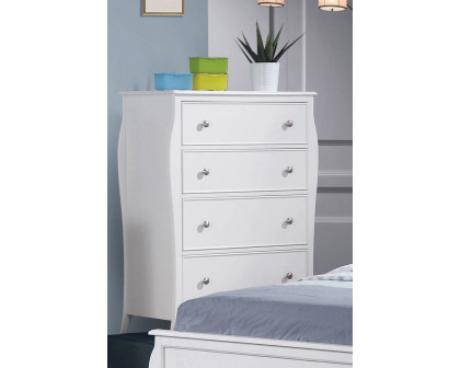 Coaster™ Dominique 4-Drawer Chest - White