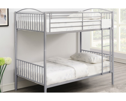 Coaster - Anson Twin Over Twin Bunk Bed with Ladder