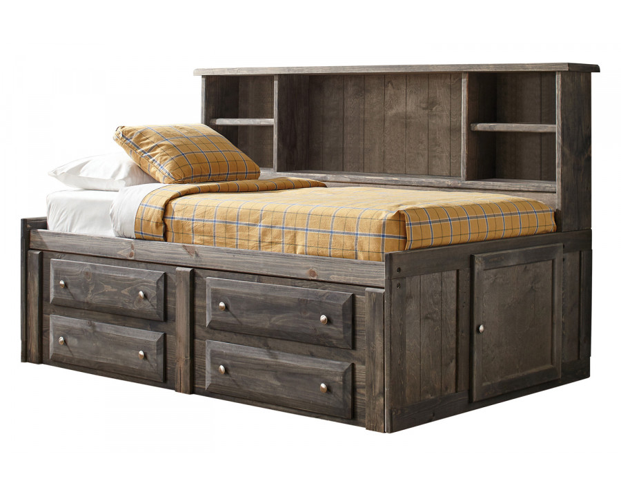 Coaster - Wrangle Hill Twin Storage Daybed in Gun Smoke