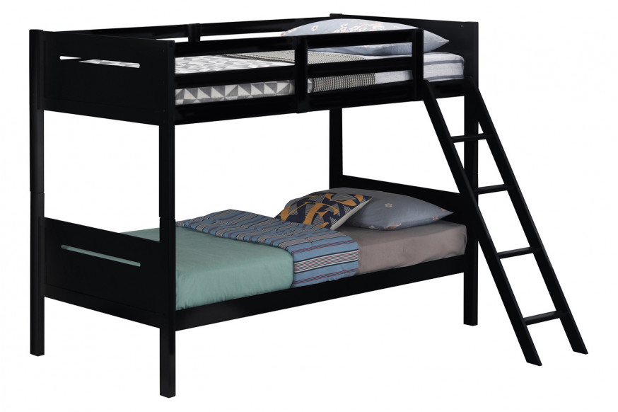 Coaster™ Littleton Twin/Twin Bunk Bed - Black