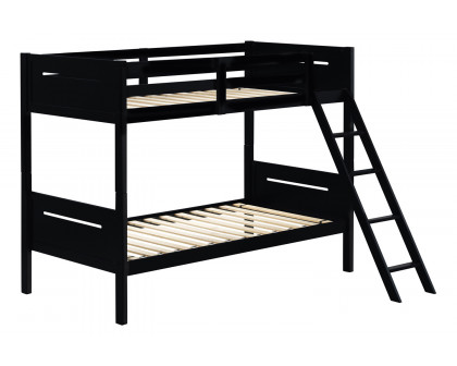 Coaster™ Littleton Twin/Twin Bunk Bed - Black