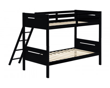 Coaster™ Littleton Twin/Twin Bunk Bed - Black