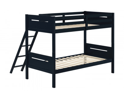 Coaster Littleton Twin/Twin Bunk Bed - Blue