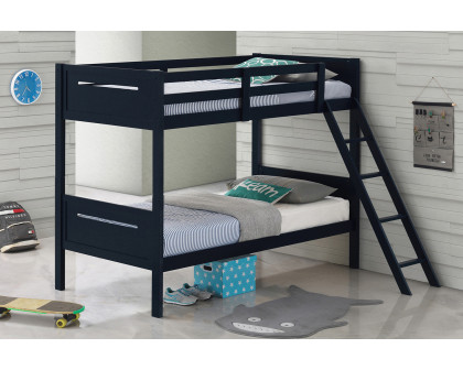 Coaster Littleton Twin/Twin Bunk Bed - Blue