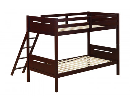 Coaster Littleton Twin/Twin Bunk Bed - Espresso