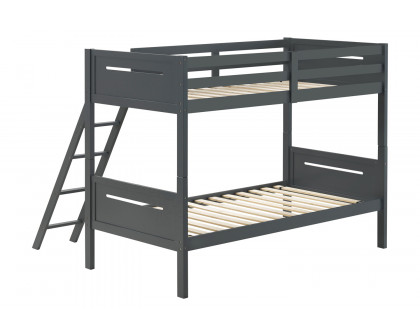 Coaster Littleton Twin/Twin Bunk Bed - Gray