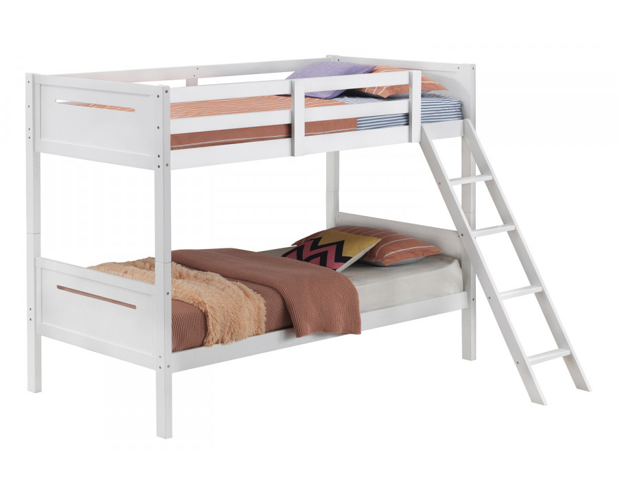 Coaster Littleton Twin/Twin Bunk Bed - White