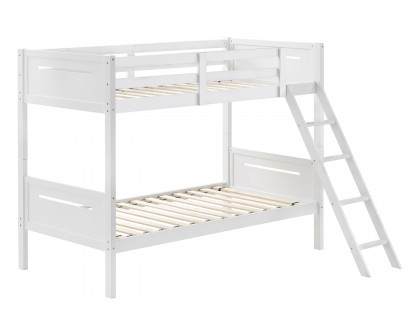 Coaster Littleton Twin/Twin Bunk Bed - White