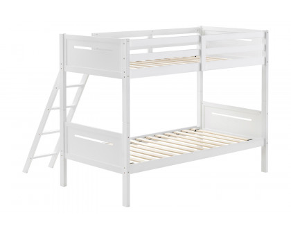 Coaster Littleton Twin/Twin Bunk Bed - White