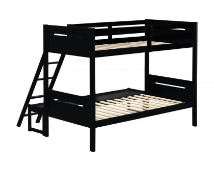 Coaster Littleton Twin/Full Bunk Bed - Black