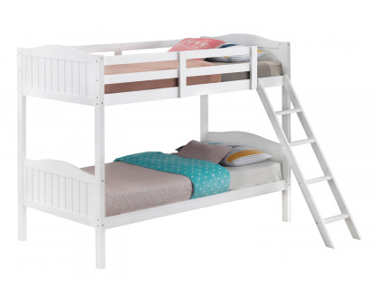 Coaster - Littleton Twin/Twin Bunk Bed with Ladder