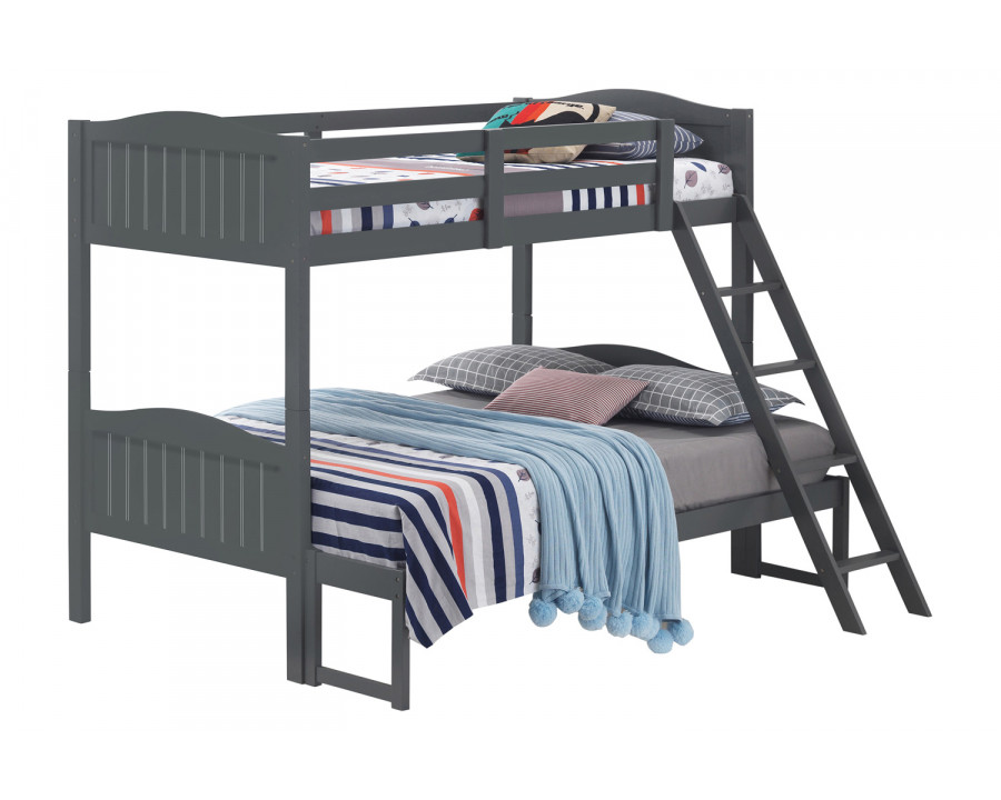 Coaster - Littleton Twin/Full Bunk Bed with Ladder