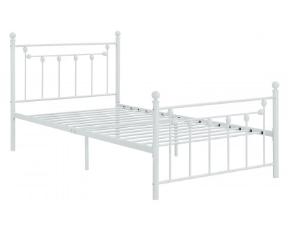 Coaster - Canon Metal Slatted Headboard Platform Full Bed