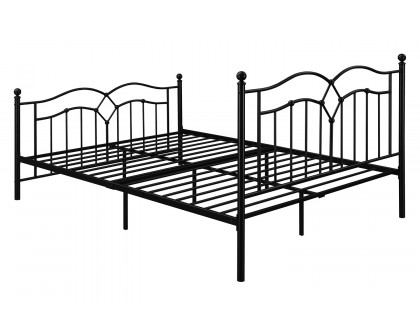 Coaster Klossen Metal Queen Bed - Black