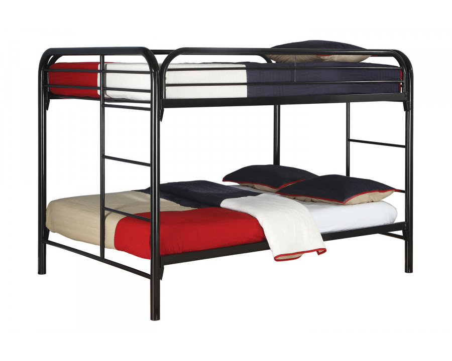 Coaster - Morgan Full Over Full Bunk Bed in Black