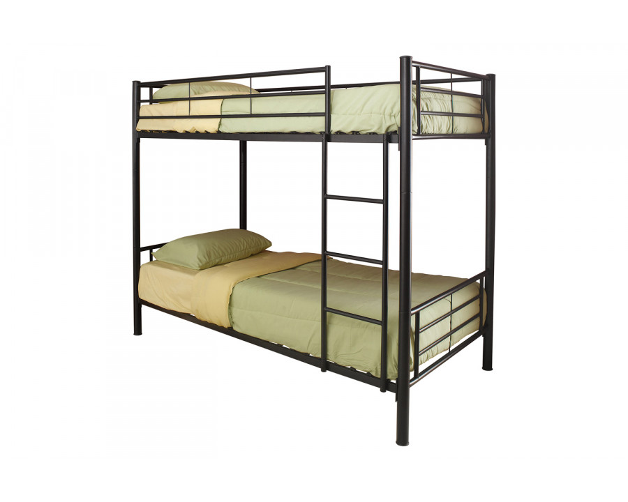 Coaster Hayward Twin Over Twin Bunk Bed - Black